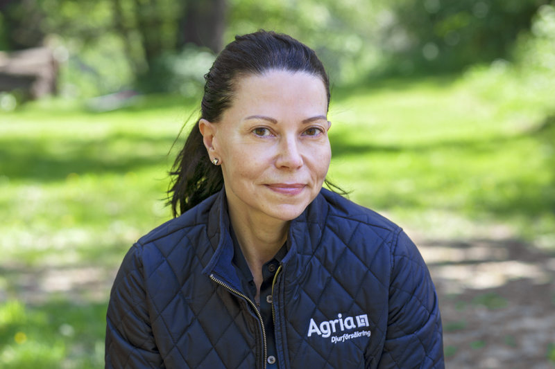Veterinären Lotta Möller. Veterinären Lotta Möller.